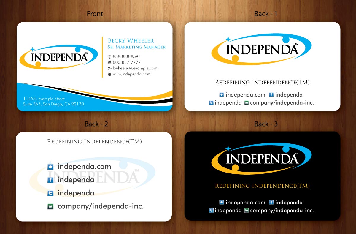 Business Card Design by Sbss for Independa | Design #1377074