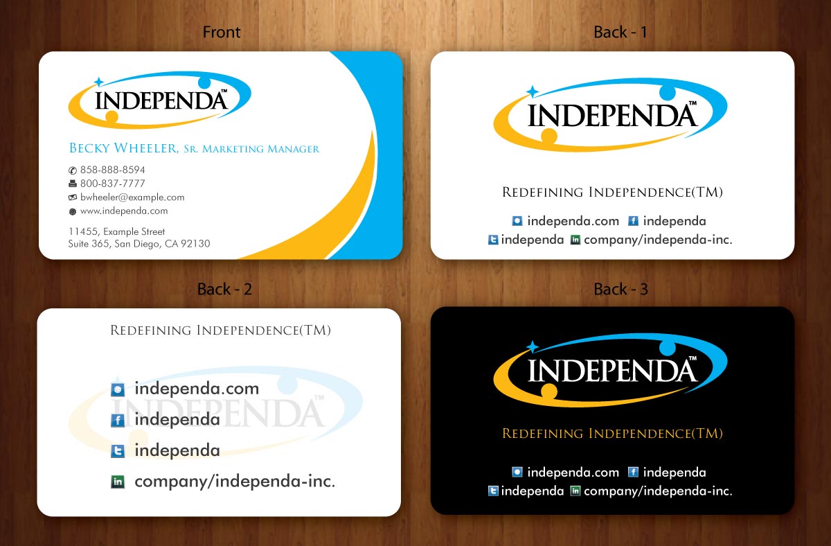 Business Card Design by Sbss for Independa | Design #1377082