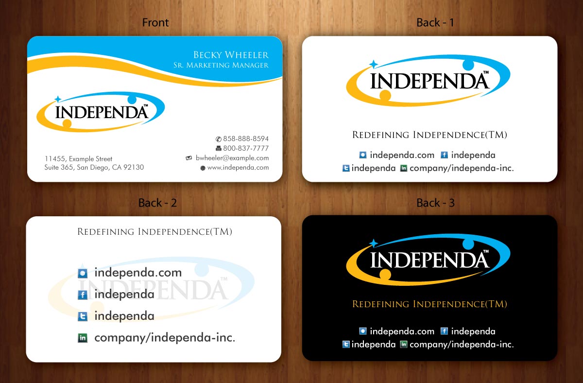 Business Card Design by Sbss for Independa | Design #1377086