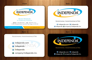Business Card Design by Sbss for Independa | Design: #1377090
