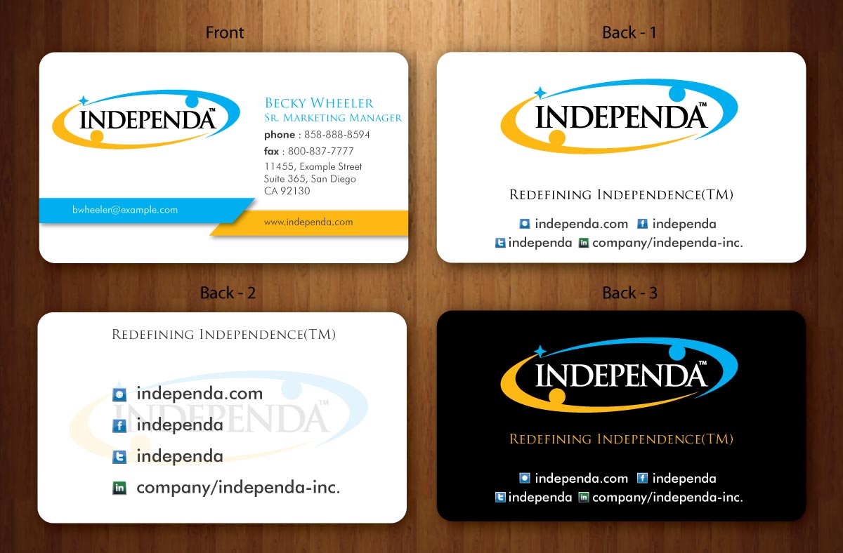 Business Card Design by Sbss for Independa | Design #1377091