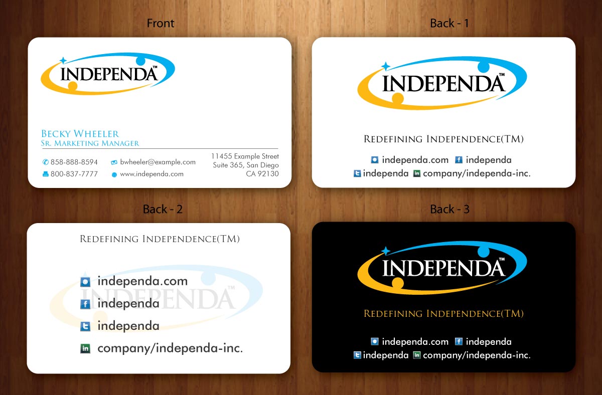 Business Card Design by Sbss for Independa | Design #1377096