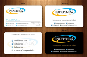 Business Card Design by Sbss for Independa | Design: #1377096