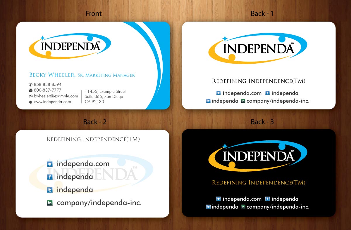 Business Card Design by Sbss for Independa | Design #1377098