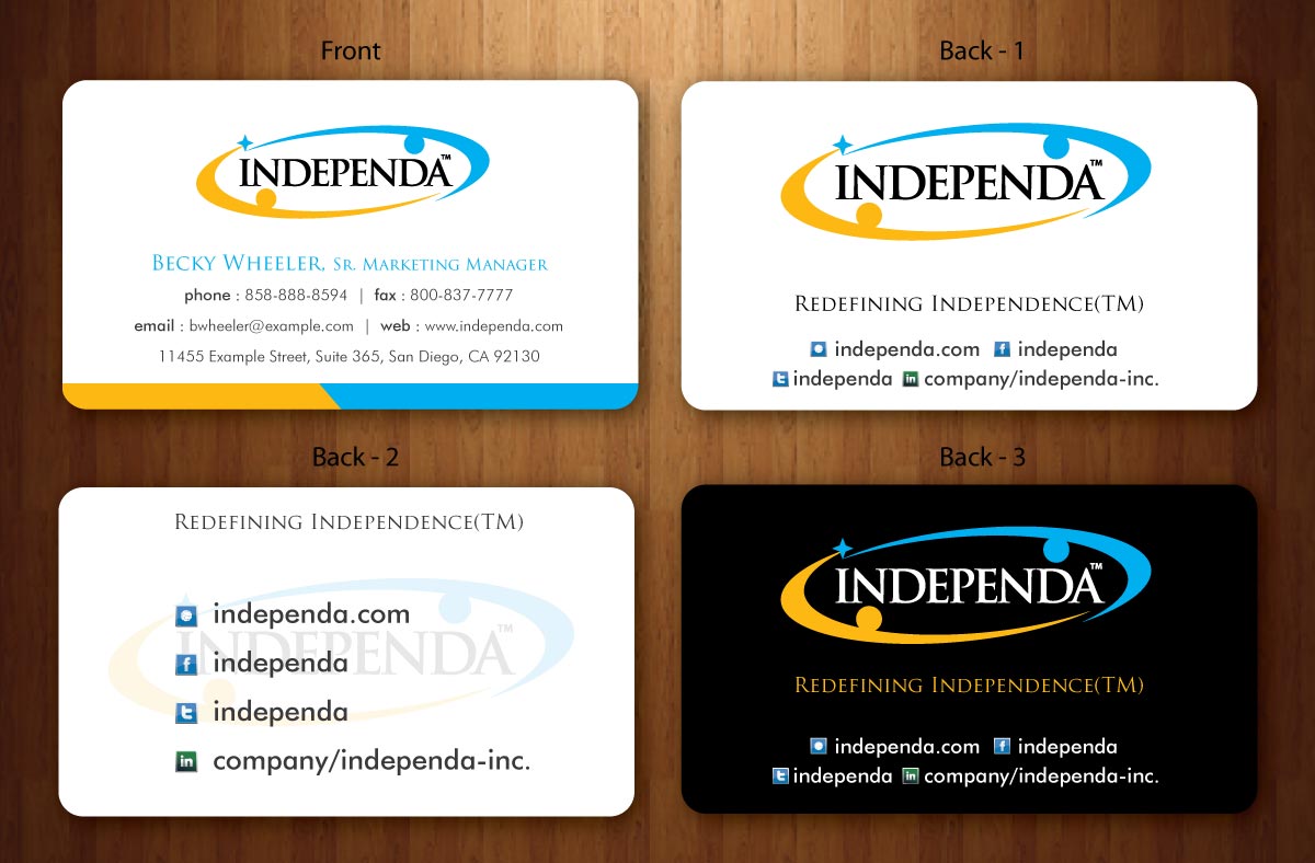 Business Card Design by Sbss for Independa | Design #1377102