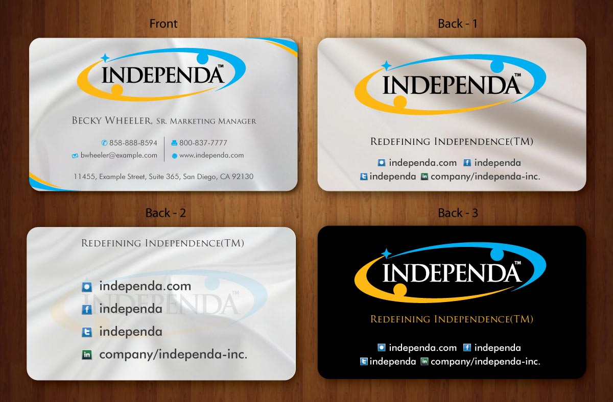 Business Card Design by Sbss for Independa | Design #1377182