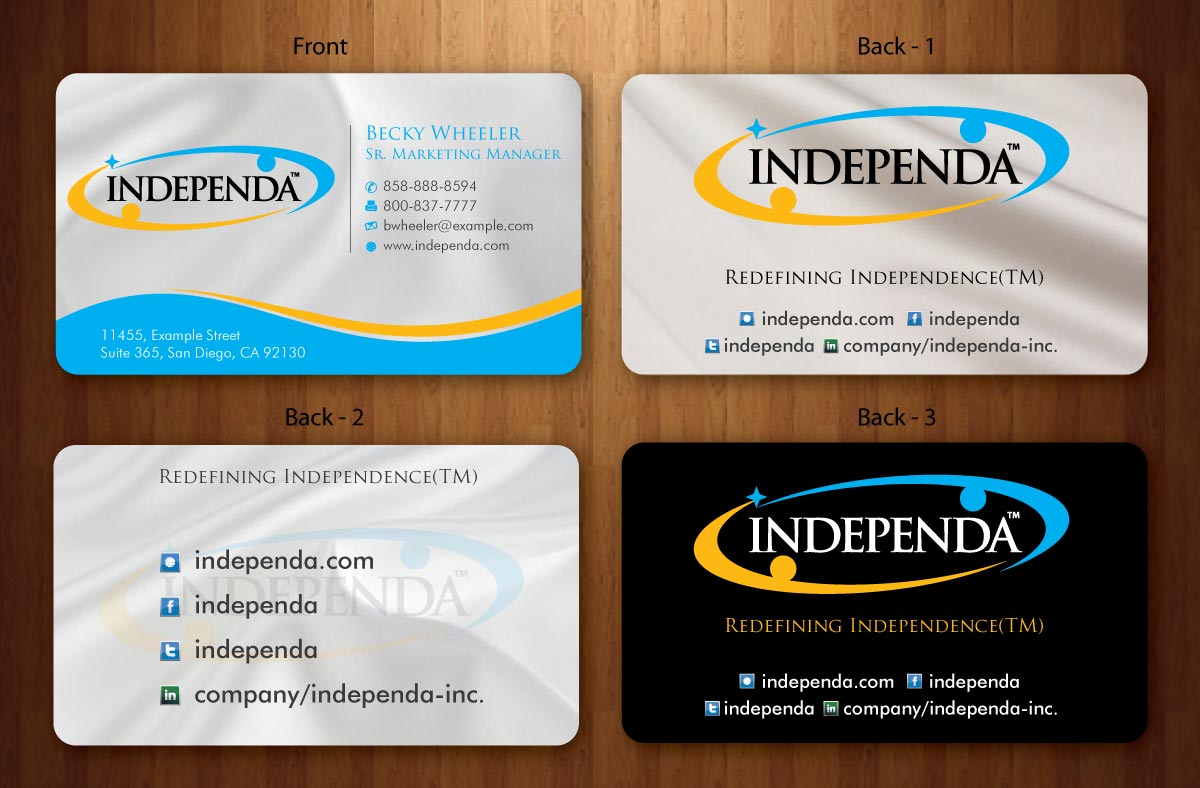 Business Card Design by Sbss for Independa | Design #1377184