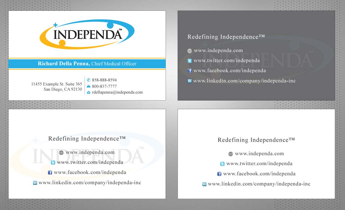 Business Card Design by Sbss for Independa | Design #1381768