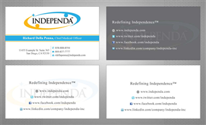 Business Card Design by Sbss for Independa | Design: #1381768