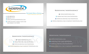 Business Card Design by Sbss for Independa | Design: #1381772