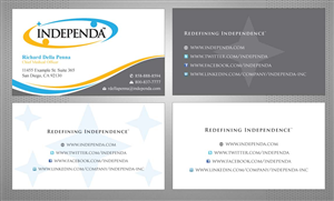 Business Card Design by Sbss for Independa | Design: #1382424