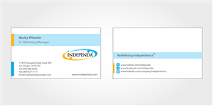 Business Card Design by 1st for Independa | Design: #1379370