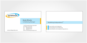 Business Card Design by 1st for Independa | Design: #1379373