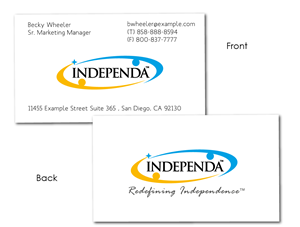 Business Card Design by Pv_999 for Independa | Design: #1375774