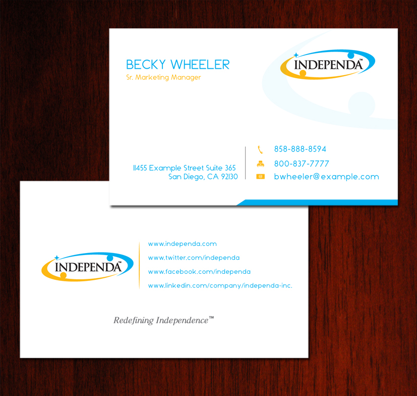 Business Card Design by suzirashid for Independa | Design #1375559