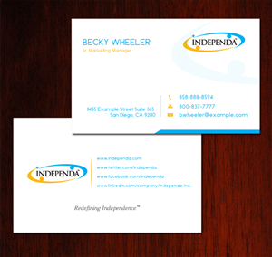 Business Card Design by suzirashid for Independa | Design: #1375559