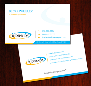 Business Card Design by suzirashid for Independa | Design: #1375562