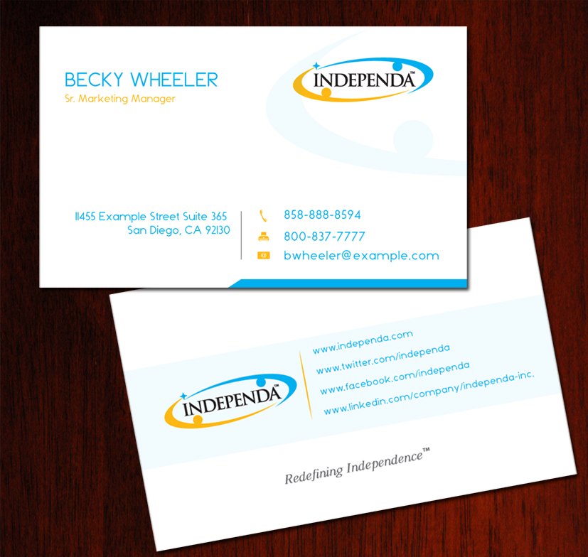 Business Card Design by suzirashid for Independa | Design #1375564