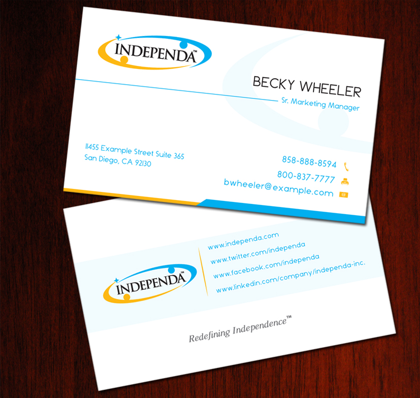 Business Card Design by suzirashid for Independa | Design #1375566