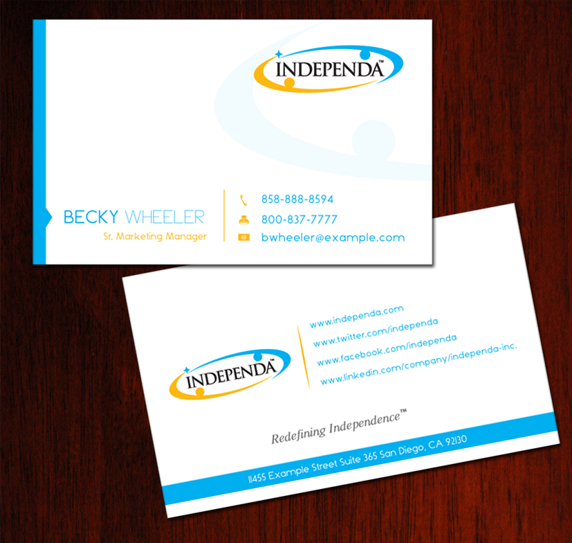 Business Card Design by suzirashid for Independa | Design #1375567