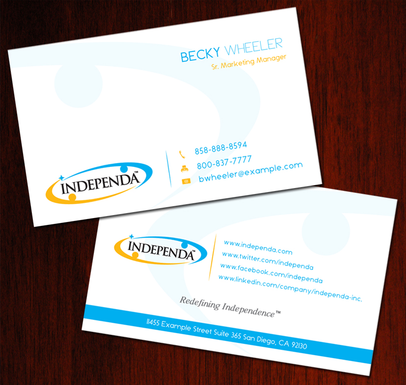 Business Card Design by suzirashid for Independa | Design #1375571