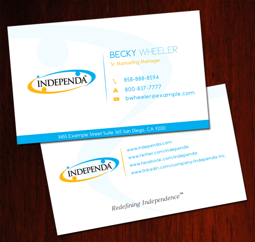 Business Card Design by suzirashid for Independa | Design #1375574