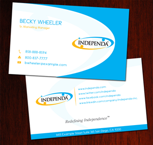 Business Card Design by suzirashid for Independa | Design: #1375576
