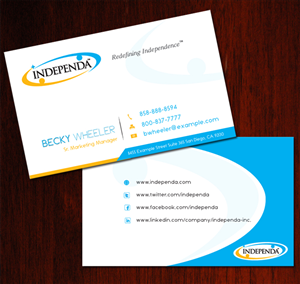Business Card Design by suzirashid for Independa | Design: #1376035