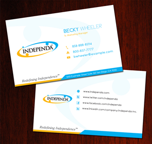 Business Card Design by suzirashid for Independa | Design: #1376091