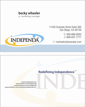 Business Card Design by roman for Independa | Design: #1385388