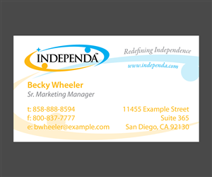 Business Card Design by chris for Independa | Design: #1387849