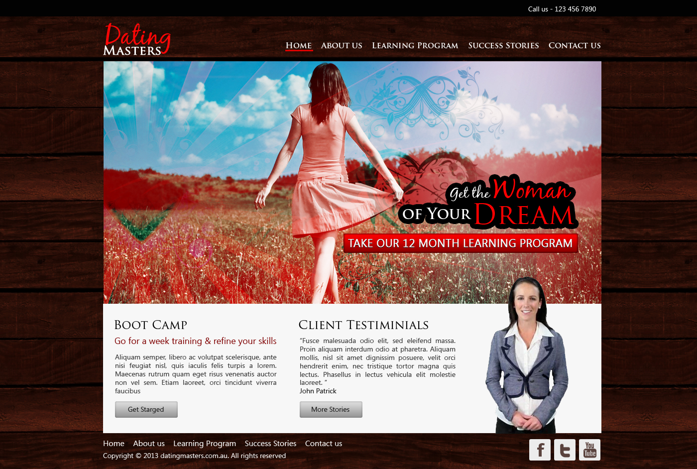 Diseño Web por SJ para este proyecto | Diseño #1378979