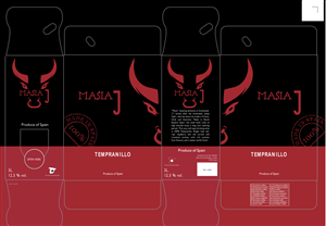 Bag in Box Spanish Wine needs new a modern and classy look to the packaging | Verpackungs-Design von Living Horses Graphics