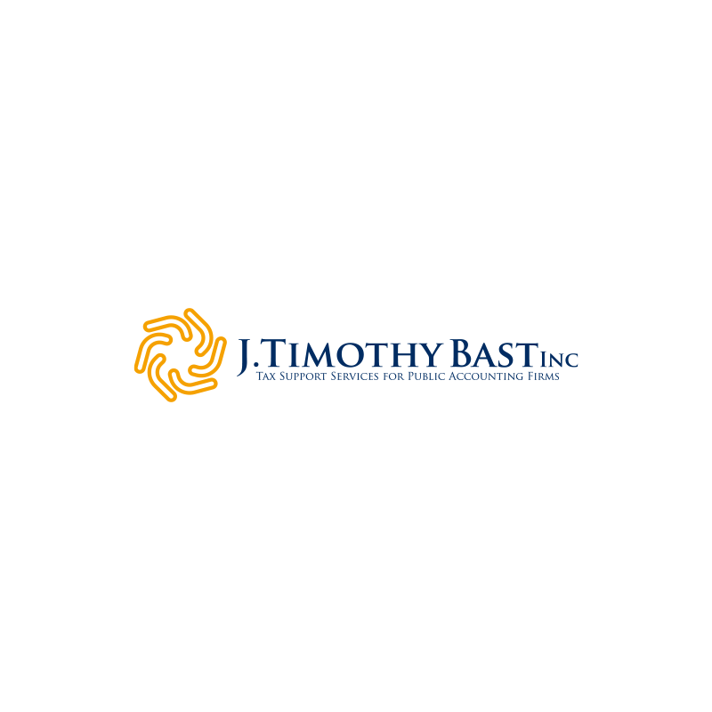 Graphic Design Logo Design for J. Timothy Bast Inc., Tax Support