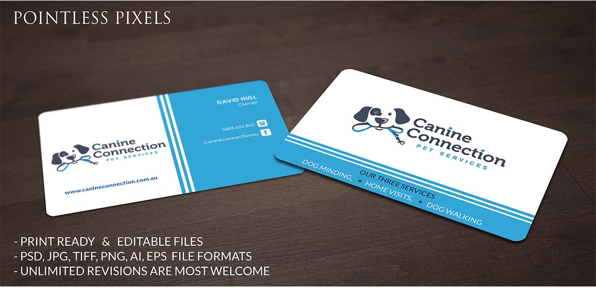 Business Card Design by Pointless Pixels India for this project | Design #4869344