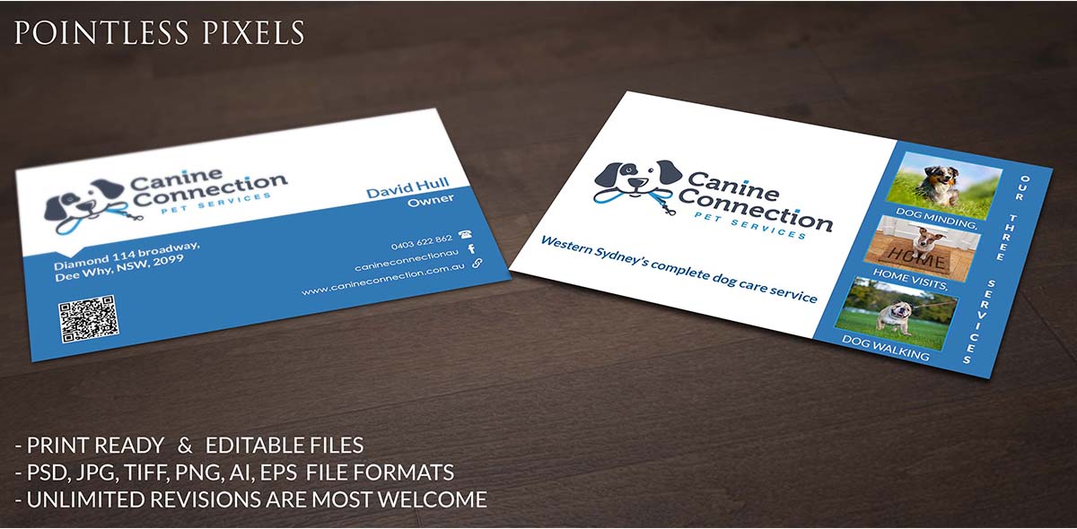 Business Card Design by Pointless Pixels India for this project | Design #4869636