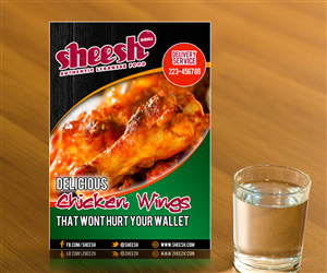 Chicken Wing A0 and A4 Poster | Design de Poster par MDesigns ™