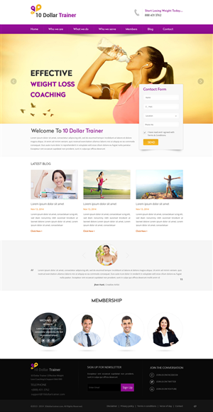 Wordpress Design by pb for this project | Design #4888524