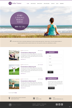 Wordpress Design by pb for this project | Design: #4888537