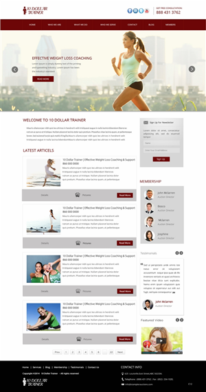 Wordpress Design by pb for this project | Design: #4898494