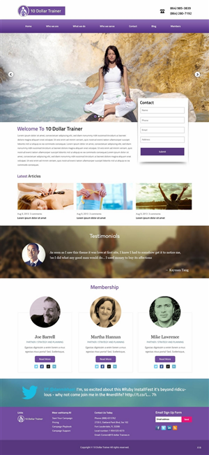 Wordpress Design by pb for this project | Design: #4898495