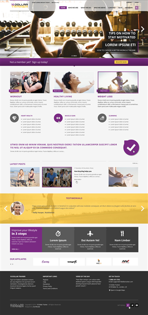Wordpress Design by Da Miracle for this project | Design #4924660