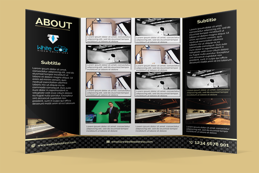 Brochure Design by MrColiArtist for S.W.I.S. Surgical Video | Design #5429970
