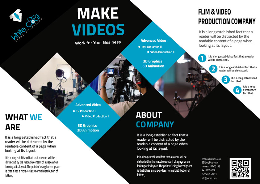 Brochure Design by uniquetribe for S.W.I.S. Surgical Video | Design #4983329