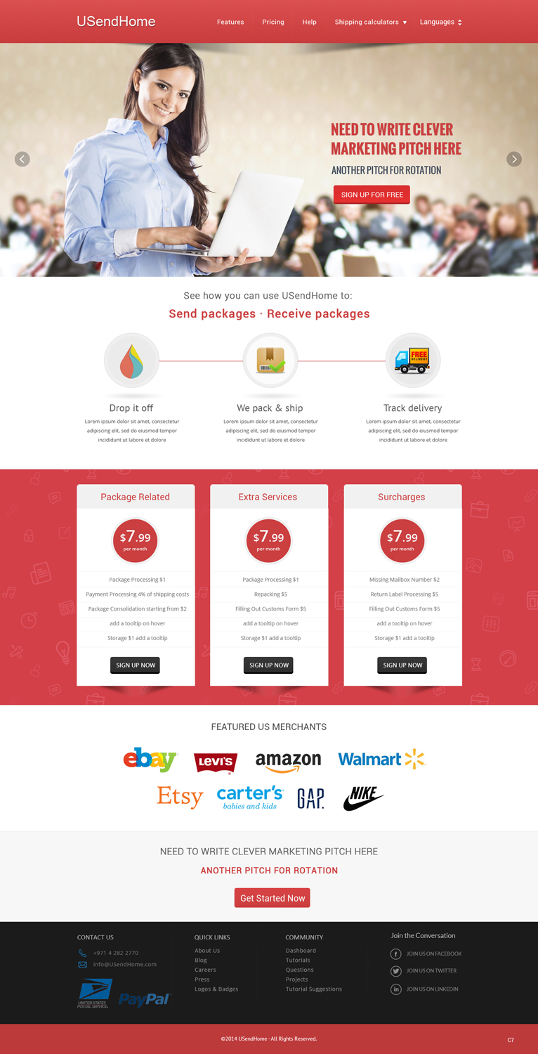 Web Design par pb pour ce projet | Design #4898649
