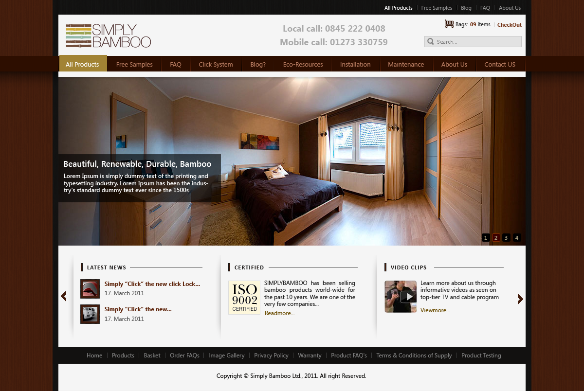 Web Design by zenDesign219 for this project | Design #240238