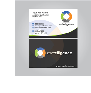 Zentelligence Business Card | Diseño de Tarjeta de Presentación por MTu