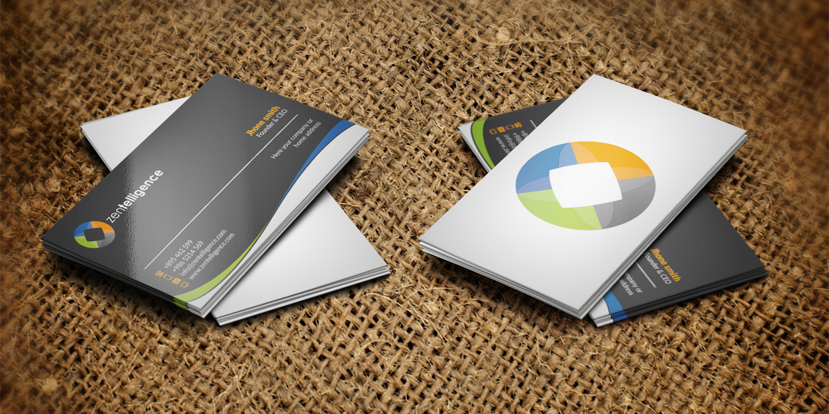 Business Card Design by WebixBD for Zentelligence | Design #4977864