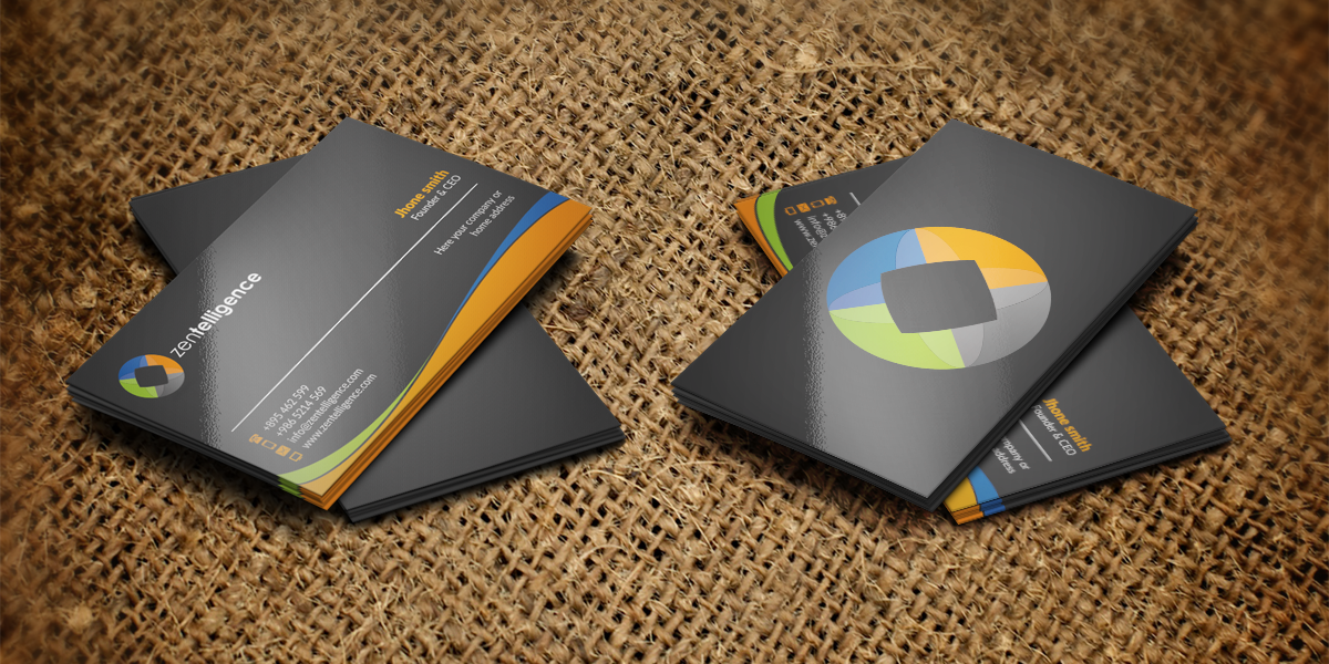 Business Card Design by WebixBD for Zentelligence | Design #4977869