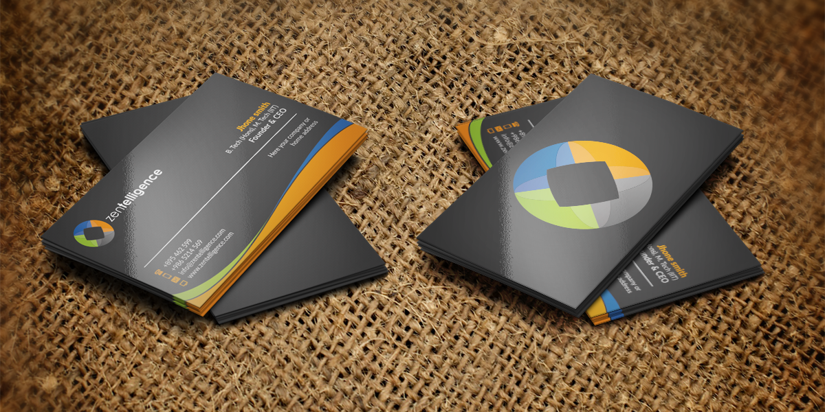 Business Card Design by WebixBD for Zentelligence | Design #4985149